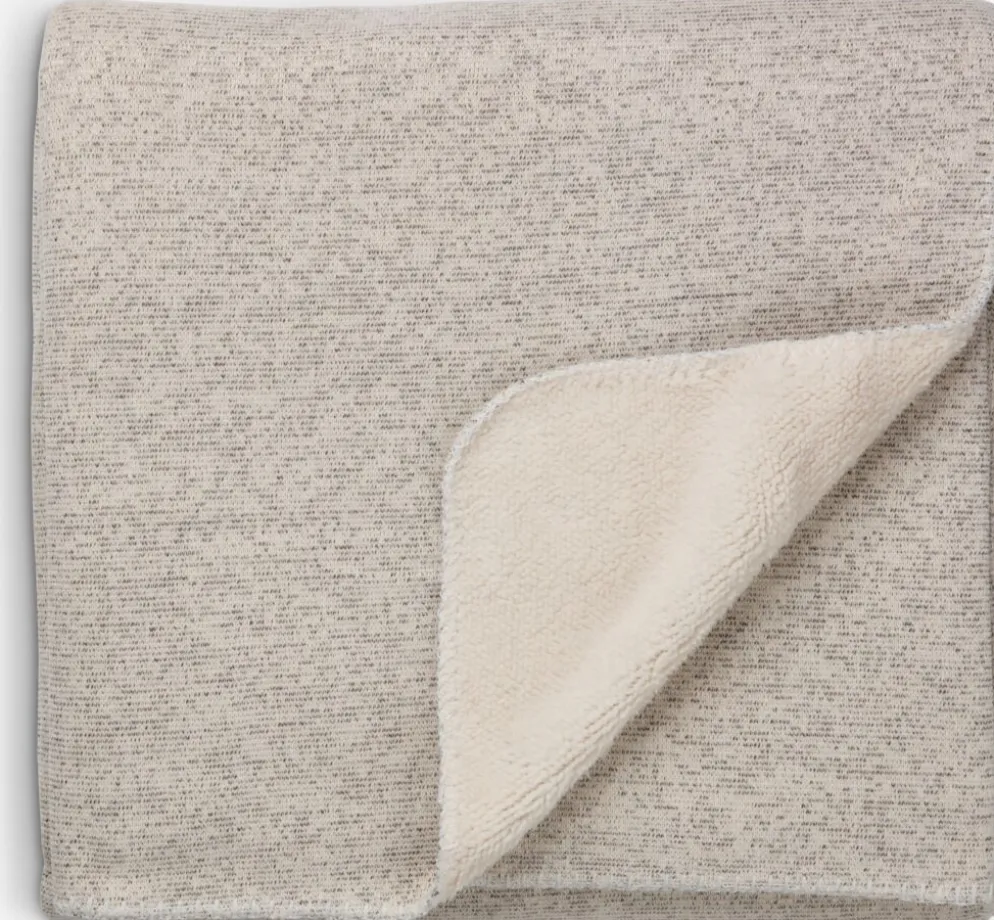 GEDEBLADPlaid GEDEBLAD 130x180 gris/blanc