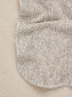 GEDEBLADPlaid GEDEBLAD 130x180 gris/blanc
