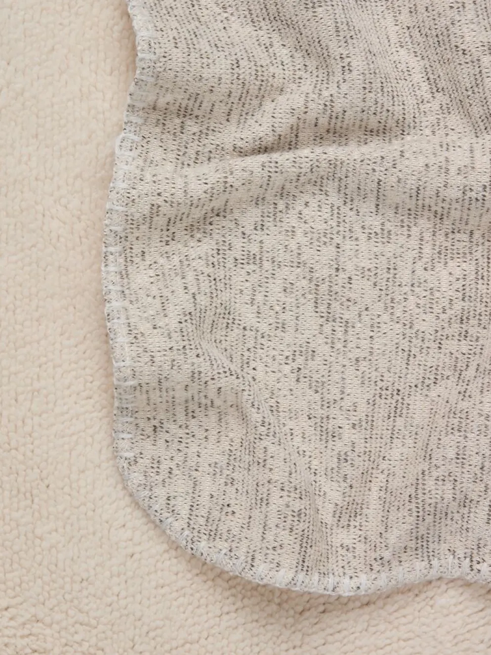 GEDEBLADPlaid GEDEBLAD 130x180 gris/blanc