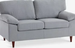 GEDVEDCanapé GEDVED 2 places tissu gris clair