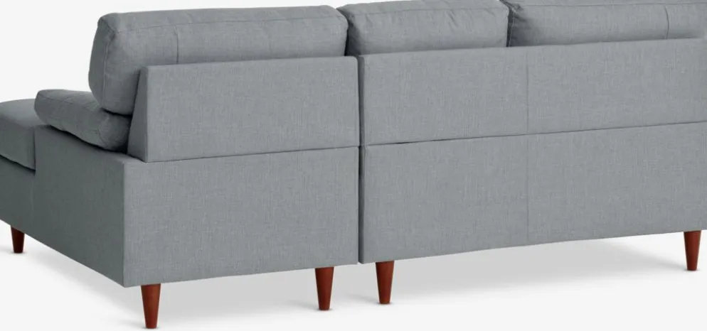 GEDVEDCanapé GEDVED méridienne tissu gris clair
