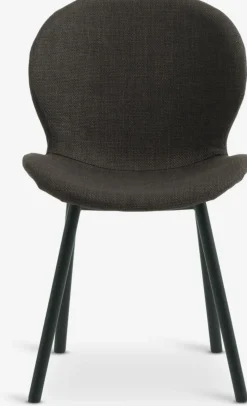 GEVNINGEChaise GEVNINGE tissu brun foncé/noir