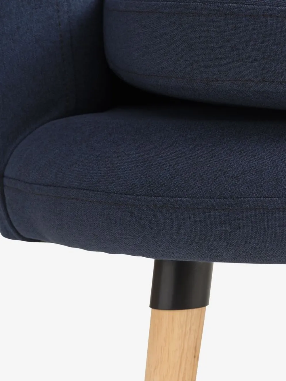 GISTRUPCanapé GISTRUP 3 places tissu bleu foncé