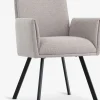 GJESINGChaise GJESING tissu beige/noir