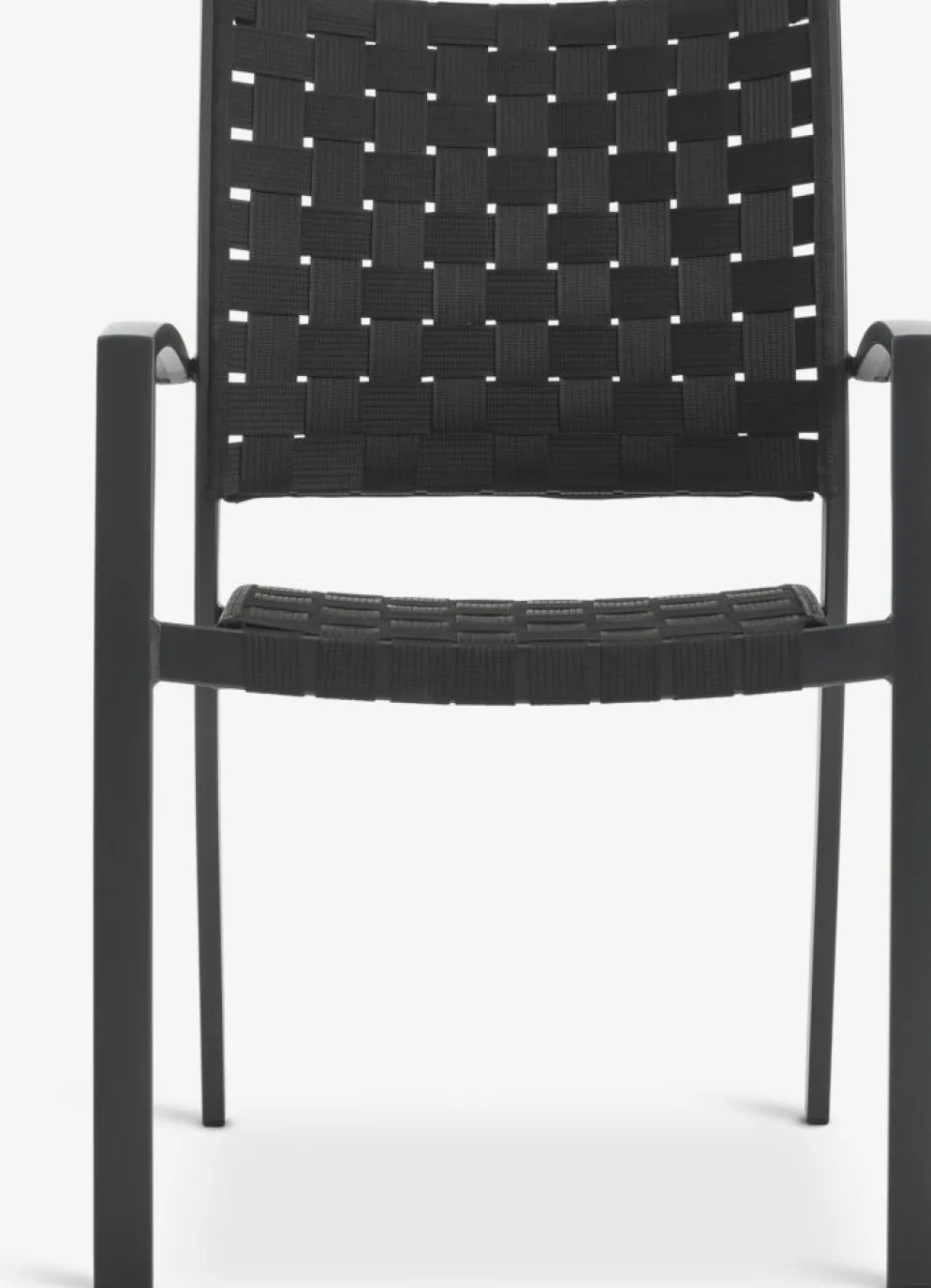GLOMFJORDChaise empilable GLOMFJORD noir