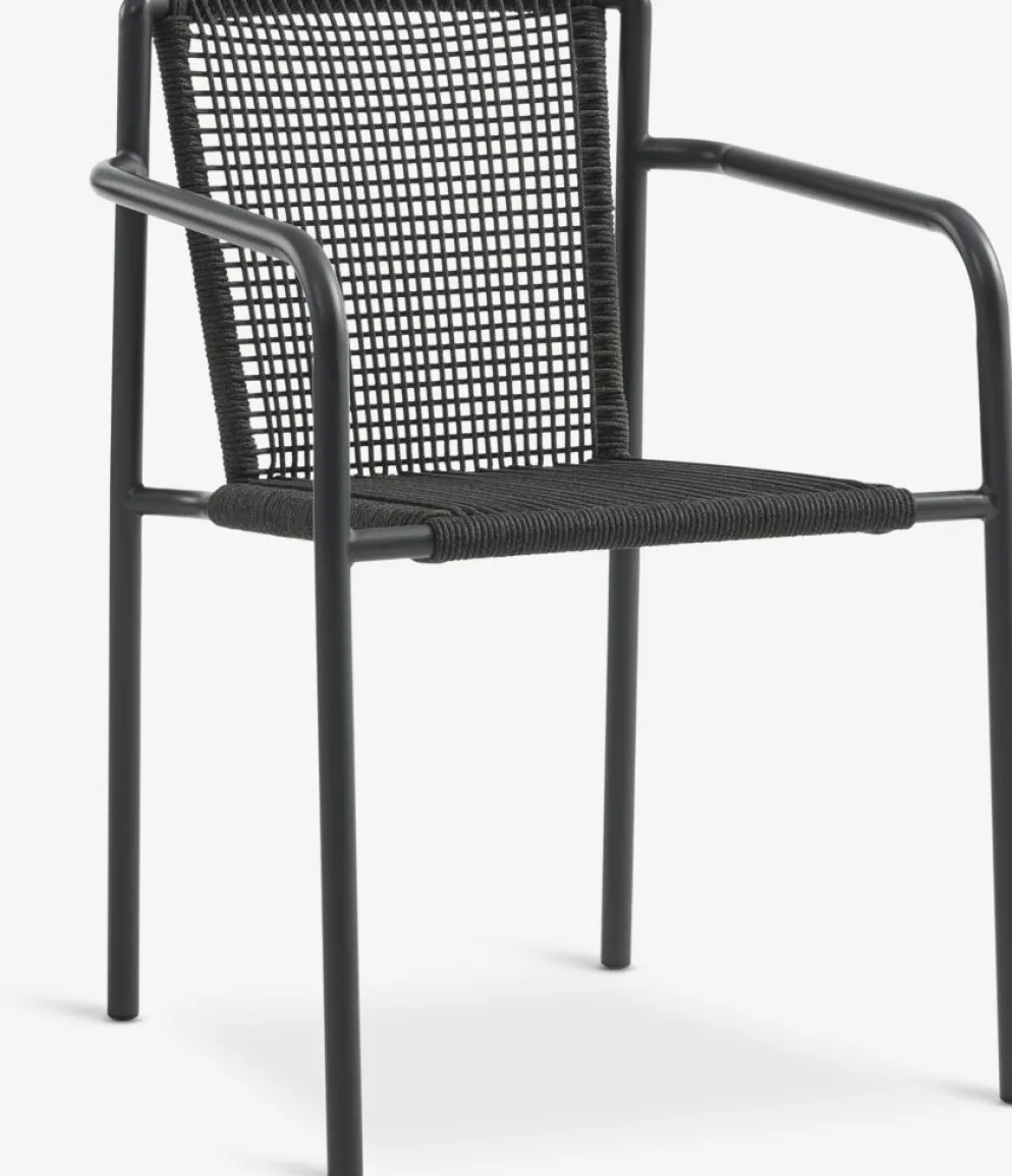 GOTHENBURG + KRISTIANSTADGOTHENBURG L120 table gris + 4 KRISTIANSTAD chaises vert