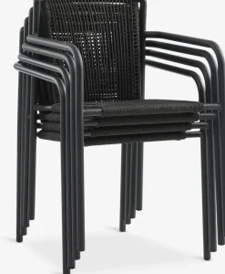 GOTHENBURG + KRISTIANSTADGOTHENBURG L120 table gris + 4 KRISTIANSTAD chaises vert