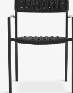 GOTHENBURG + TRILLEVALLENGOTHENBURG L120 table gris + 4 TRILLEVALLEN chaises noir