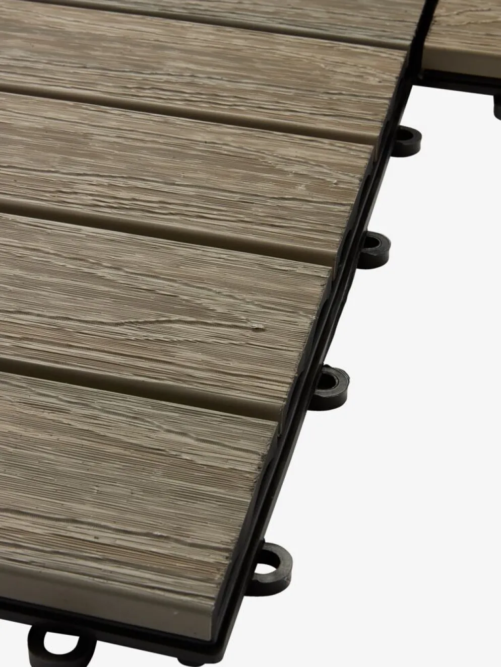 GRAVANDDalle de terrasse GRAVAND l30xL30 imitation bois gris 9pcs
