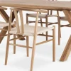 GRIBSKOV + GUDERUPGRIBSKOV L180 table chêne naturel + 4 GUDERUP chaises chêne