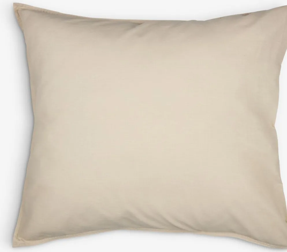 GROGoldTaie d'oreiller GRO Coton lavé 60x63/70 beige