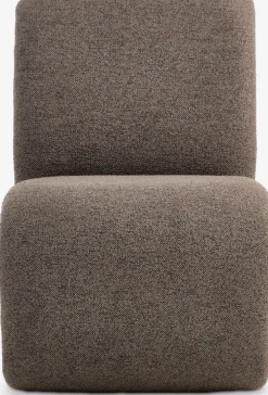 GULDBJERGFauteuil lounge GULDBJERG tissu sable foncé