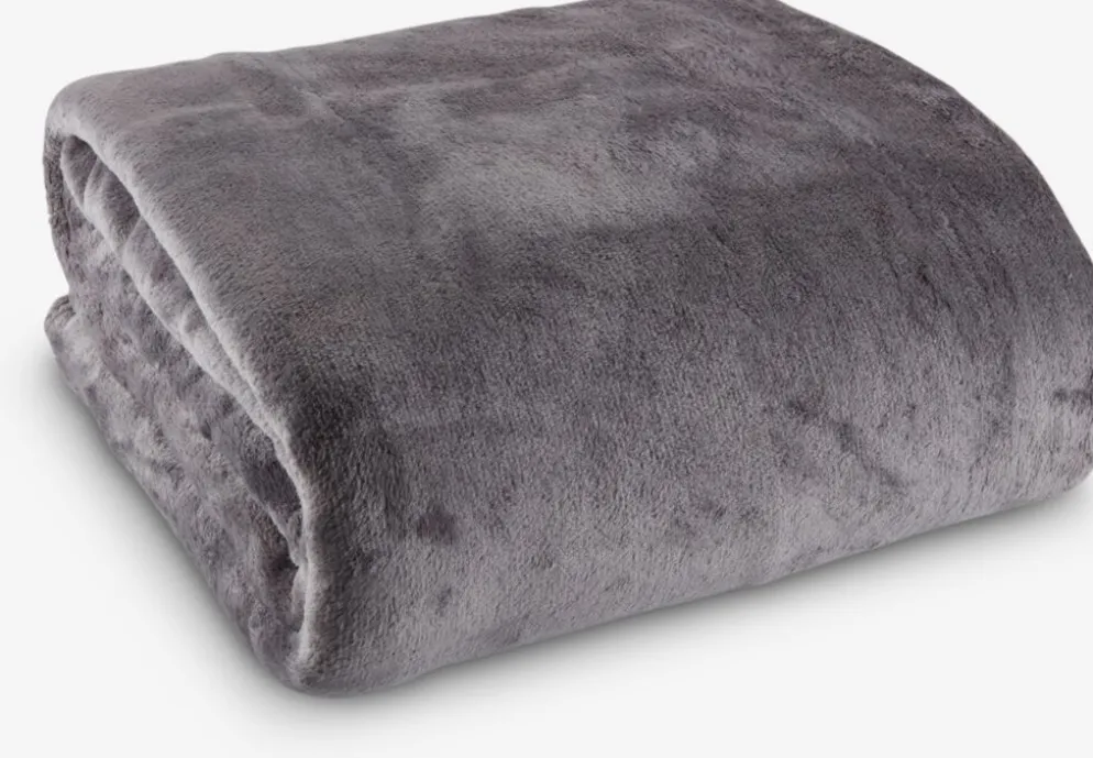 GULSKOLMPlaid polaire GULSKOLM 220x240 gris