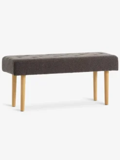 HAGEBROBanc HAGEBRO tissu gris foncé/naturel