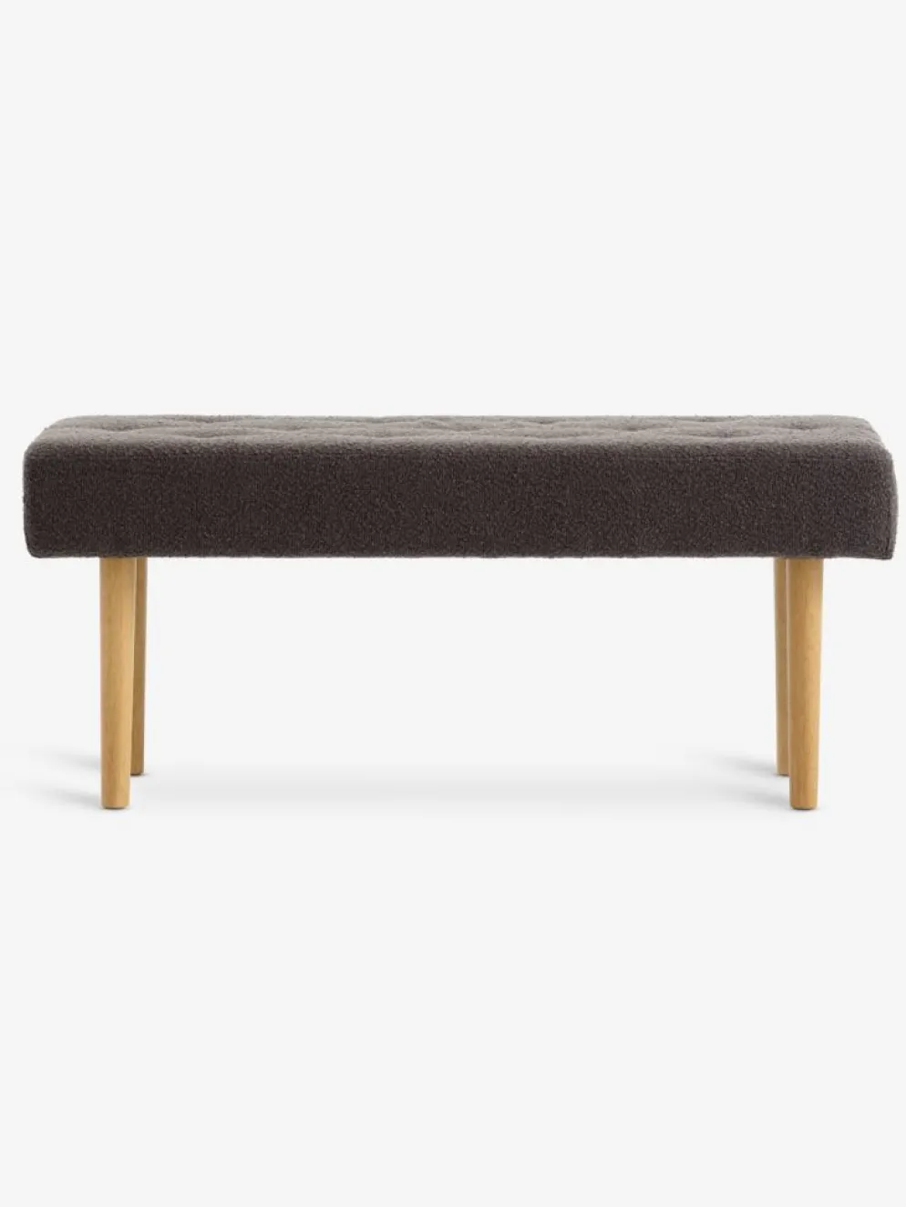 HAGEBROBanc HAGEBRO tissu gris foncé/naturel