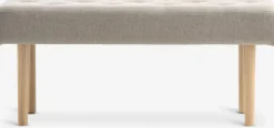 HAGEBROBanc HAGEBRO tissu sable/naturel