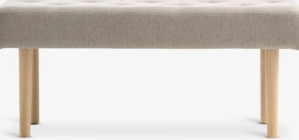 HAGEBROBanc HAGEBRO tissu sable/naturel