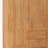 HAGECommode 2 tiroirs 2 portes HAGE chêne naturel