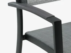 HAGEN + STRANDBYHAGEN L160 table + 4 STRANDBY chaises gris
