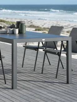 HAGENTable de jardin HAGEN l100xL214 gris