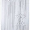 HAKKASPlusRideau de douche HAKKAS 180x200cm blanc/gris