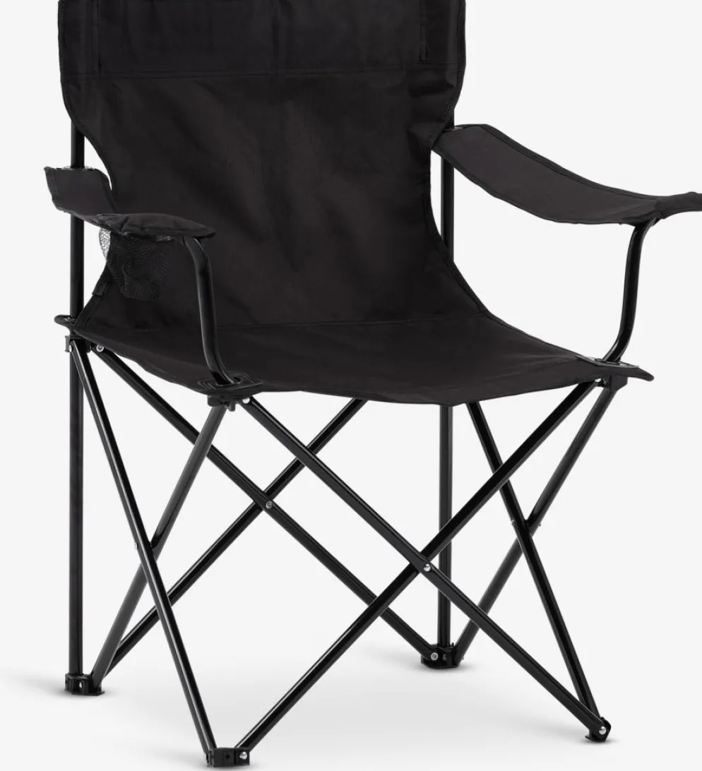 HALDBAKKENChaise de camping HALDBAKKEN noir