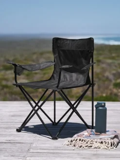 HALDBAKKENChaise de camping HALDBAKKEN noir