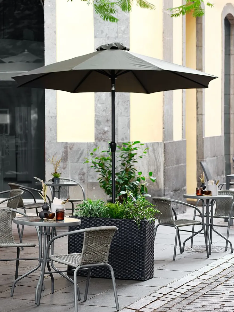 HALKParasol HALK Ø300 gris foncé