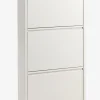 HALLENSLEVMeuble à chaussures HALLENSLEV 3 compartiments blanc