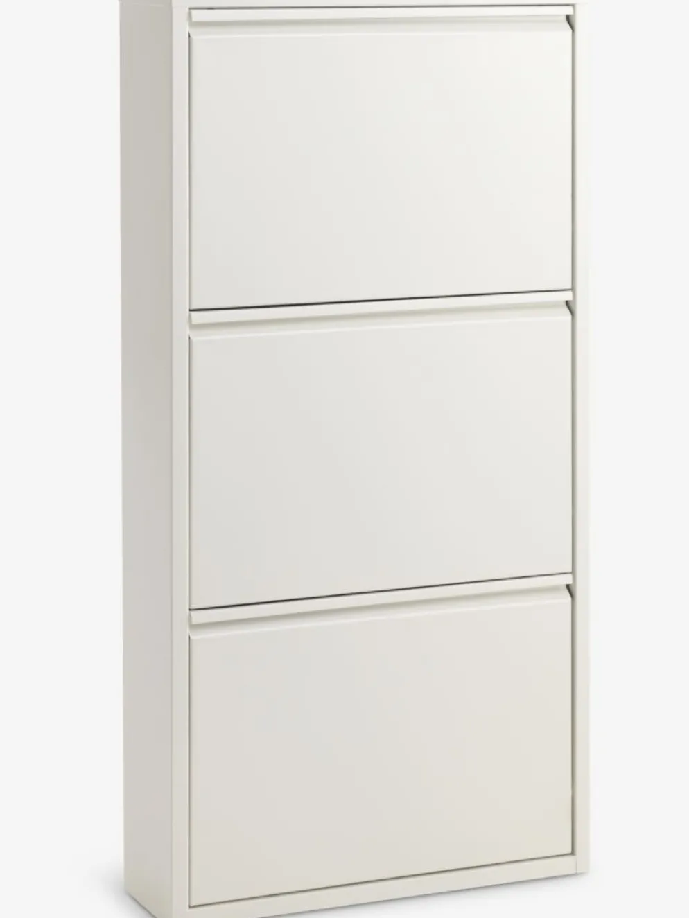 HALLENSLEVMeuble à chaussures HALLENSLEV 3 compartiments blanc