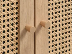 HALMSTADArmoire HALMSTAD 2 portes coloris chêne chaud