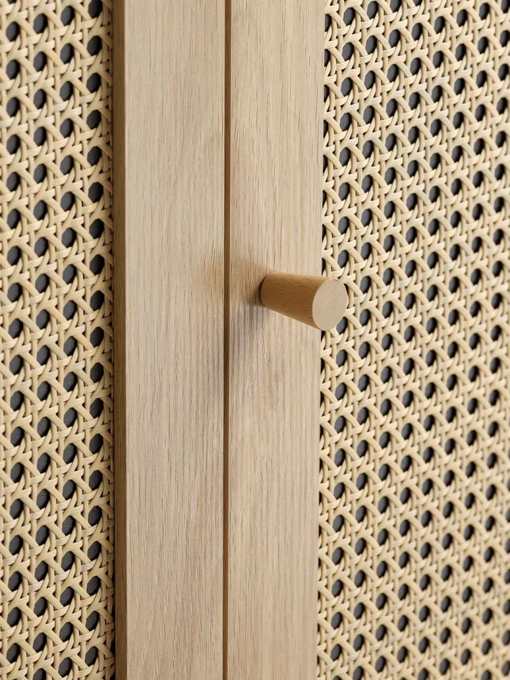HALMSTADBuffet HALMSTAD 3 portes poly/coloris chêne chaud