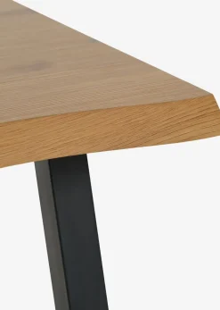 HALSKOVTable basse HALSKOV 70x120 coloris chêne naturel/noir