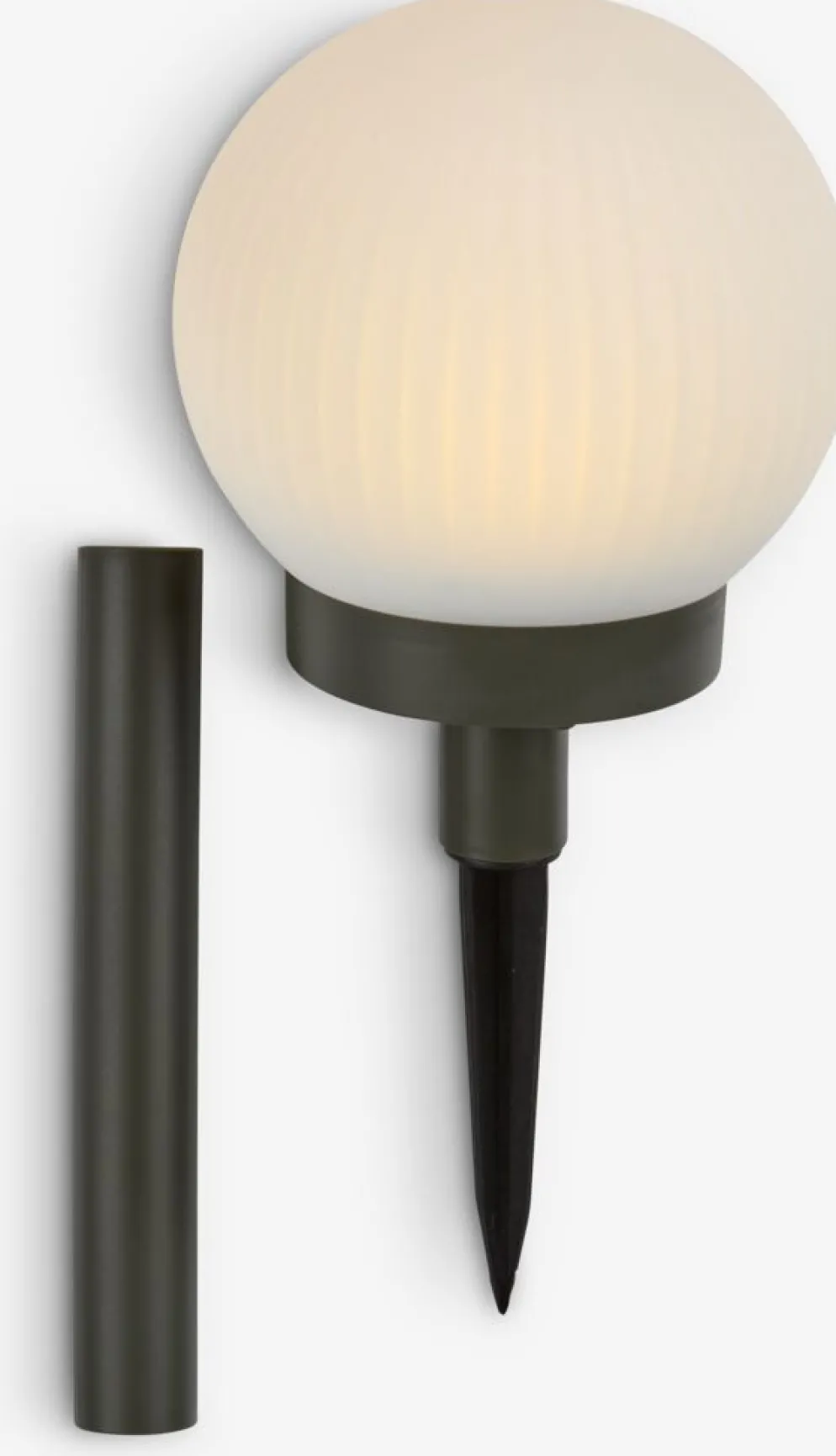 HAUKUGLELampe solaire HAUKUGLE Ø13xH37cm blanc