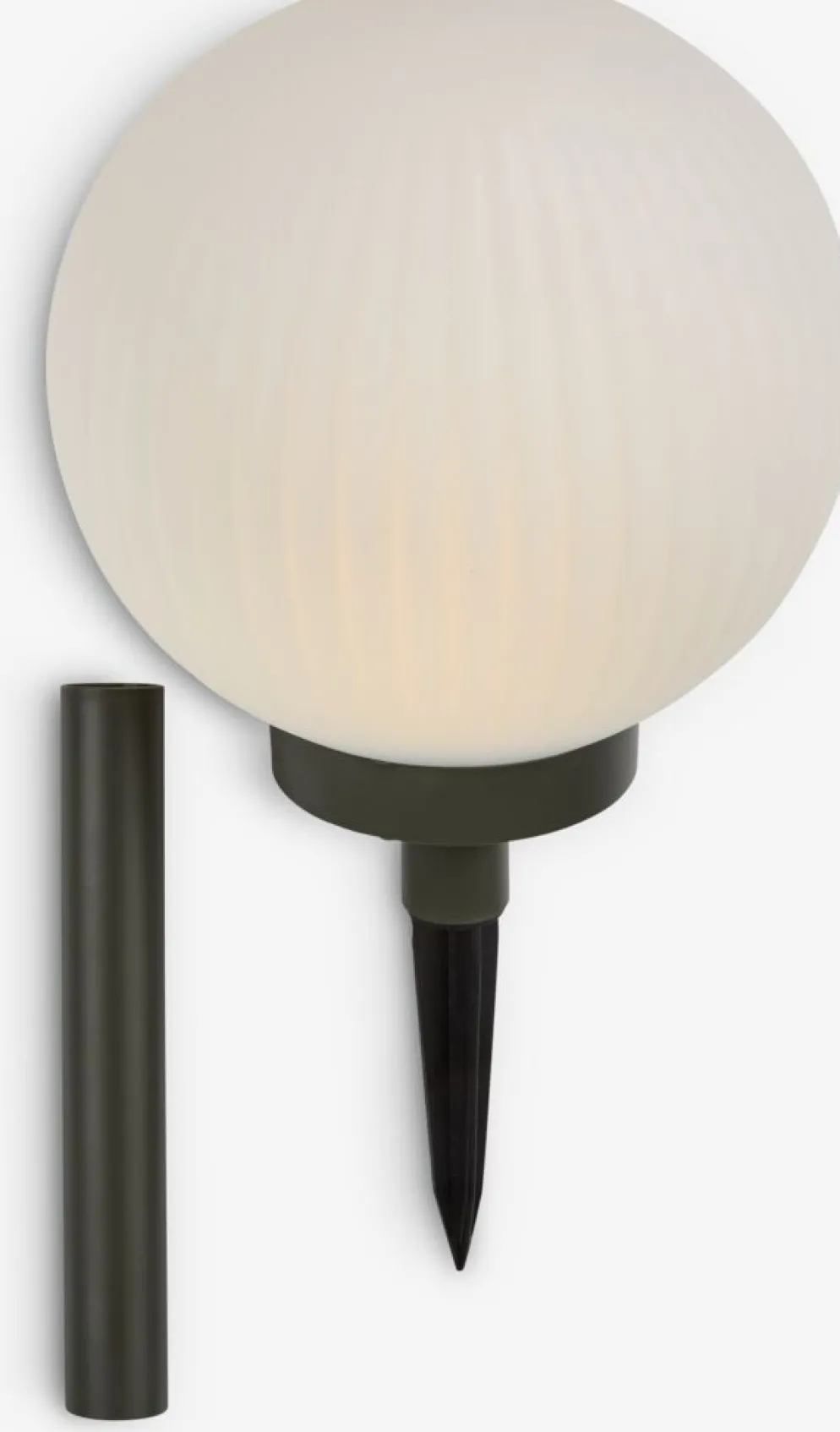 HAUKUGLELampe solaire HAUKUGLE Ø18xH46cm blanc