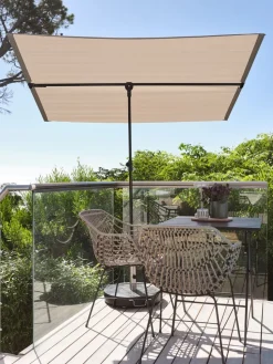 HEJLPLETParasol de balcon HEJLPLET l130xL181 sable
