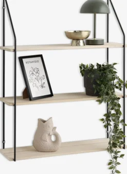 HEJLSMINDEÉtagère murale HEJLSMINDE 3 tablettes noir/naturel
