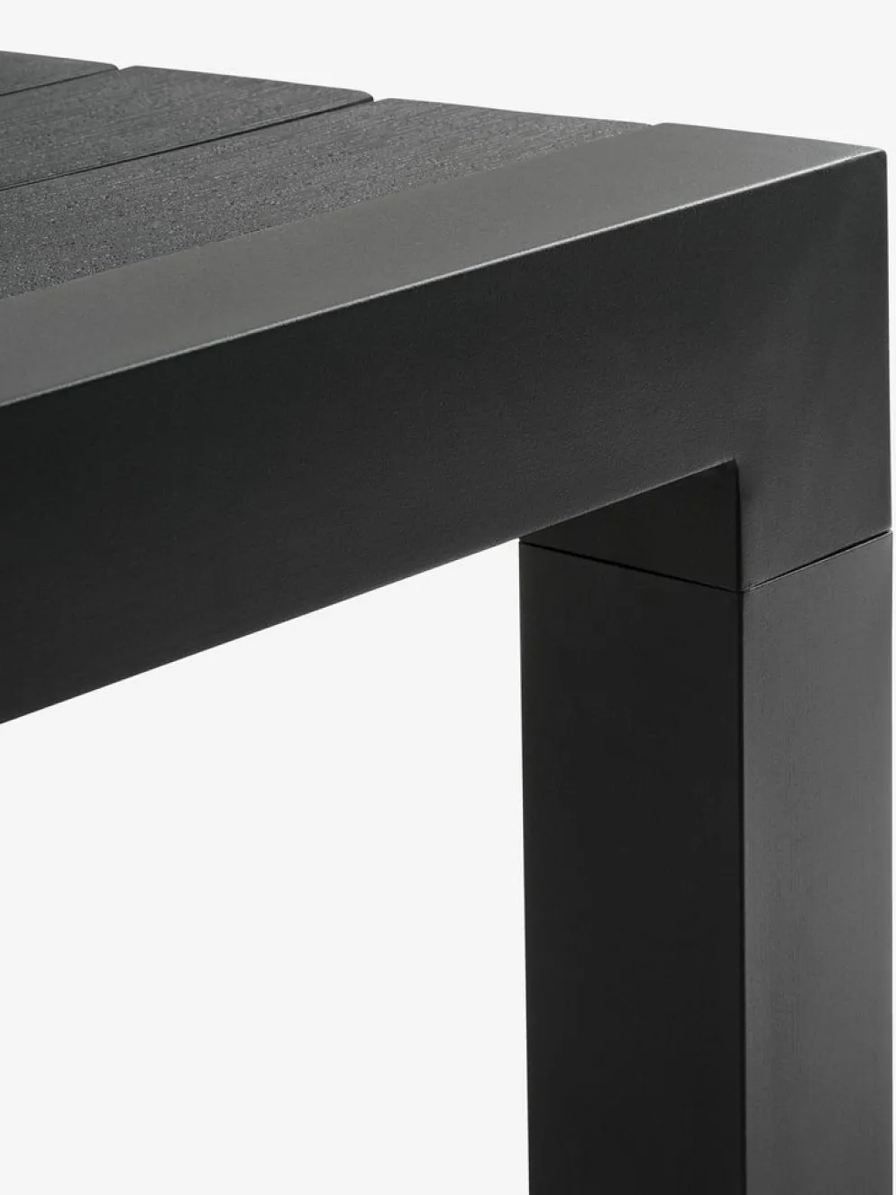 HESTEHAVE + GILJAHESTEHAVE L205/275 table noir + 4 GILJA chaises gris