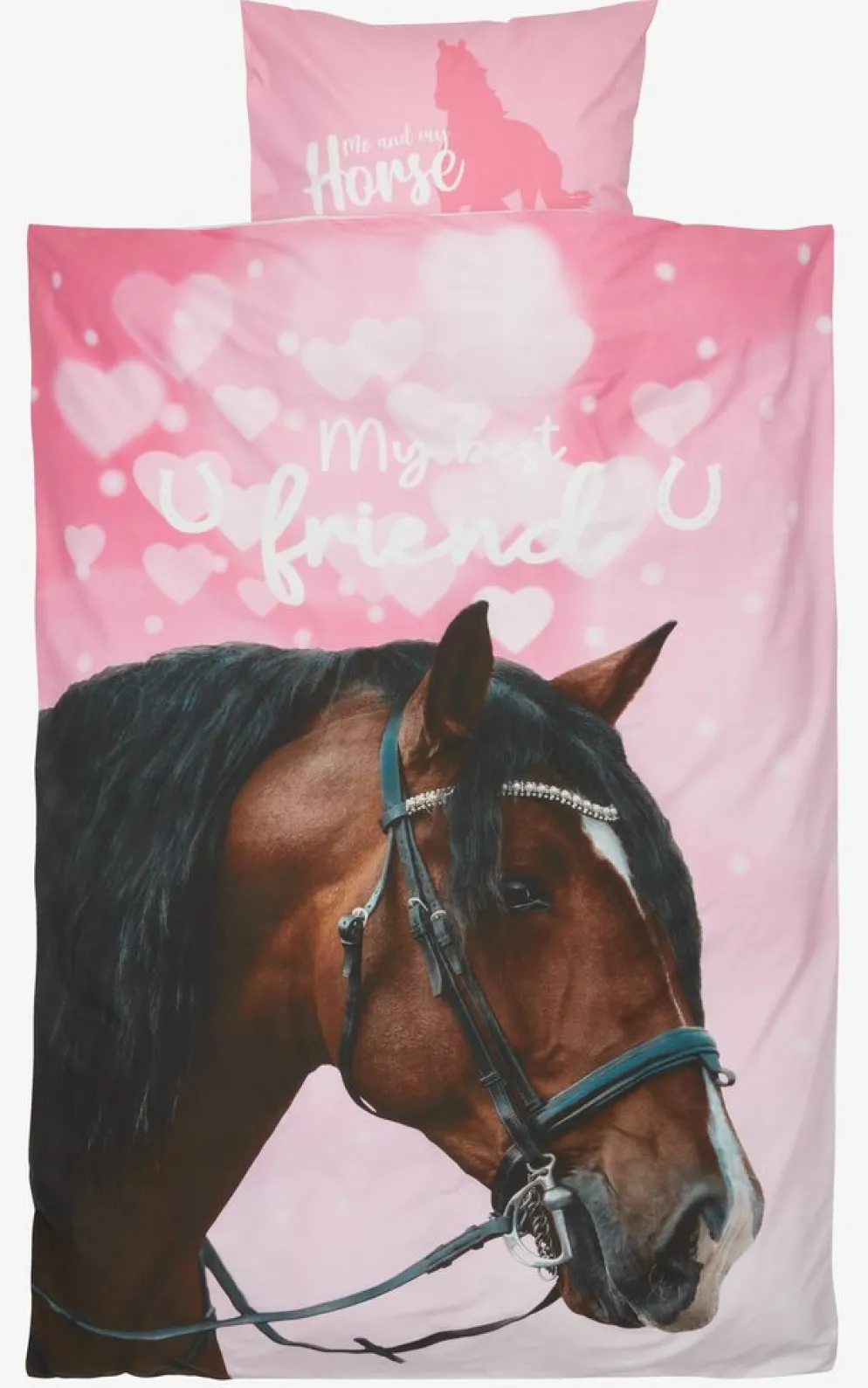 HILDURPlusParure de lit HILDUR 140x200 rose
