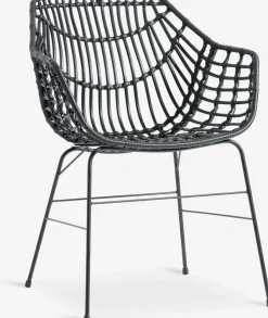 HOBRO + ILDERHUSEHOBRO L70 table + 2 ILDERHUSE chaises noir