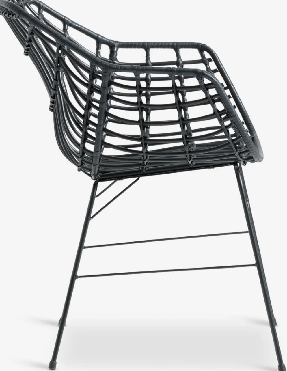 HOBRO + ILDERHUSEHOBRO L70 table + 2 ILDERHUSE chaises noir