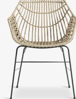 HOBRO + ILDERHUSEHOBRO L70 table + 2 ILDERHUSE chaises naturel