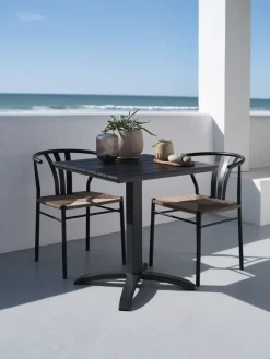 HOBRO + TAGMARKHOBRO L70 table + 2 TAGMARK chaises noir