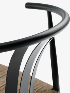 HOBRO + TAGMARKHOBRO L70 table naturel + 2 TAGMARK chaises noir