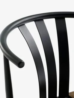 HOBRO + TAGMARKHOBRO L70 table naturel + 2 TAGMARK chaises noir