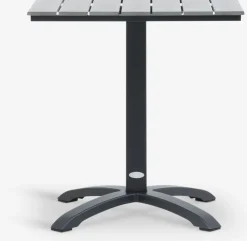 HOBROTable bistrot HOBRO l70xL70 gris
