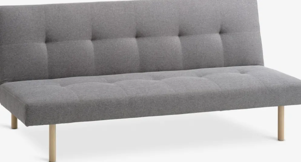 HOLSTEDCanapé convertible HOLSTED tissu gris/naturel