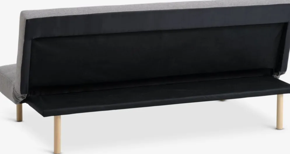 HOLSTEDCanapé convertible HOLSTED tissu gris/naturel