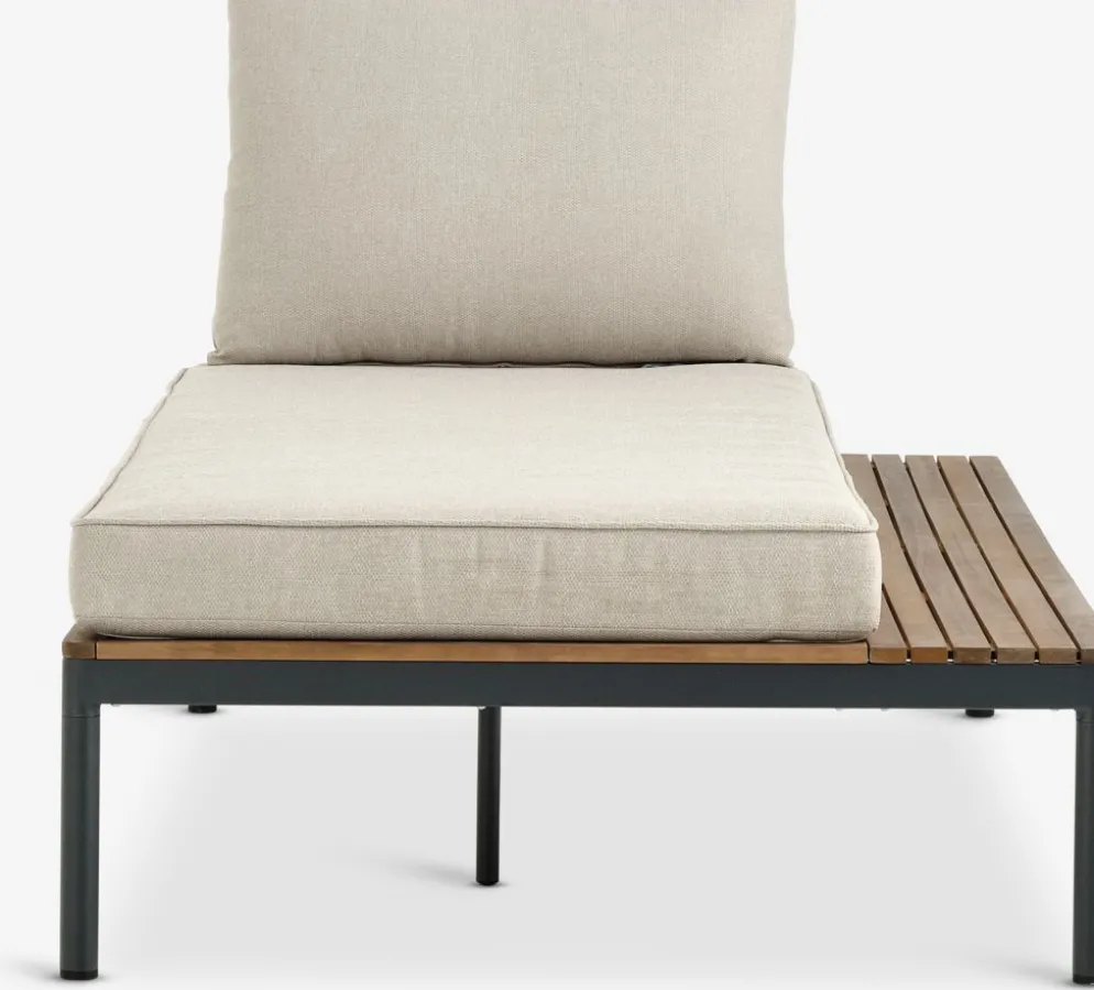 HOUEnsemble lounge HOU a/méridienne 3 personnes acacia