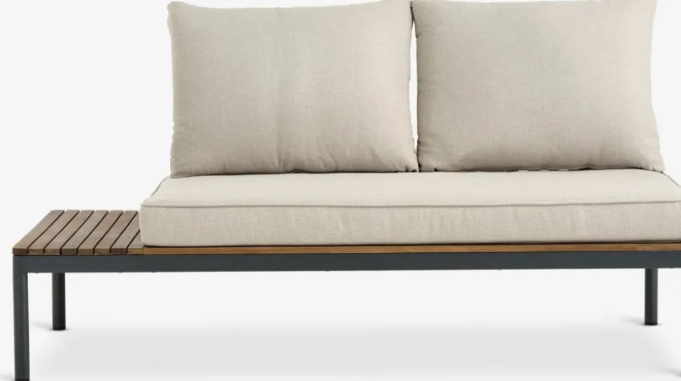 HOUModule lounge HOU canapé 2 personnes bois d'acacia